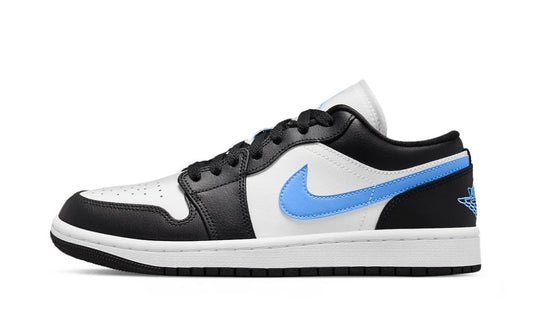 Jordan 1 Low Black University Blue White (W)