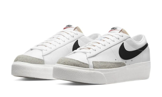 Nike Blazer Low Platform White Black (W)
