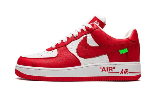 Nike Air Force 1 Low Louis Vuitton By Virgil Abloh White Red