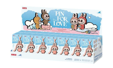 Pop Mart Labubu The Monsters Pin for Love Series Vinyl Plush Pendant (N-Z) Sealed Case (14 Blind Box)
