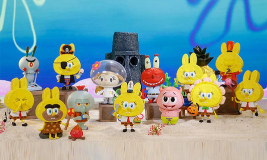 Pop Mart Labubu The Monsters Spongebob Series Figure Single Blind Box