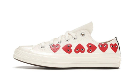 Converse Chuck Taylor All Star 70 Ox Comme des Garcons PLAY Multi-Heart White
