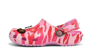 Crocs Classic Clog A Bathing Ape ABC Camo Pink