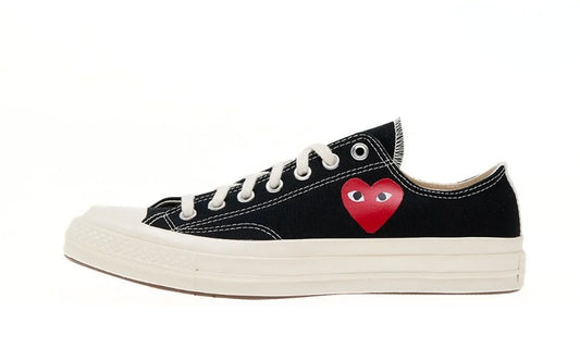 Converse Chuck Taylor All Star 70 Ox Comme des Garcons PLAY Single Heart Black