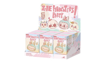 Pop Mart Labubu The Monsters Party Series Reversible Plush Doll Sealed Case (6 Blind Box)