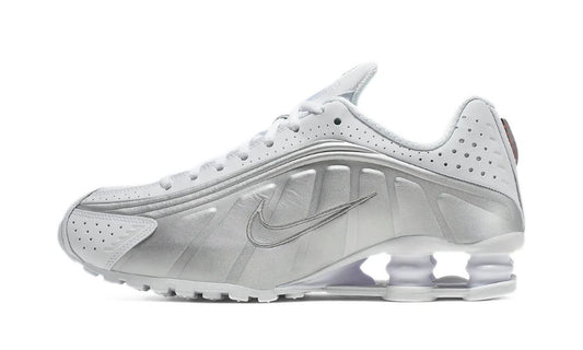 Nike Shox R4 White Metallic Silver (W)