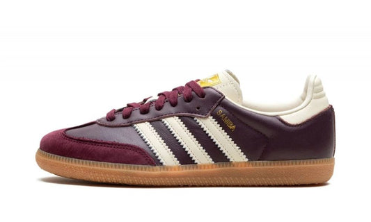 adidas Samba OG Maroon Gold Metallic (W)