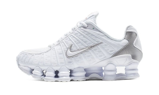 Nike Shox TL White Metallic Silver Max Orange