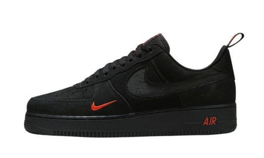 Nike Air Force 1 Low Multi-Swoosh Black Crimson