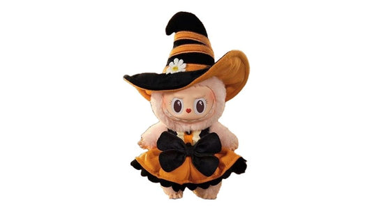 Pop Mart Labubu Magic of Pumpkin Mokoko (Pop Land Exclusive) Vinyl Plush Pendant