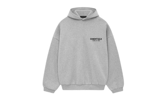 Fear of God Essentials Fleece Hoodie Light Heather Gray (FW24)