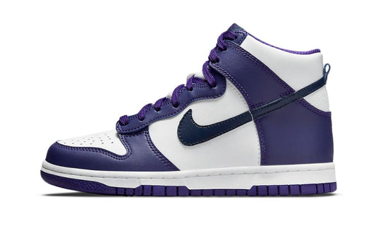 Nike Dunk High Electro Purple Midnight Navy (GS)
