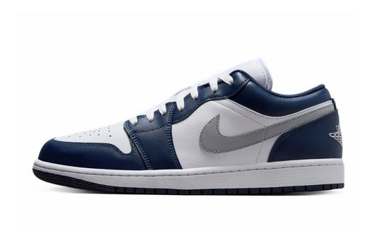 Jordan 1 Low Wolf Grey Midnight Navy