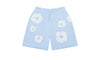 Denim Tears The Cotton Wreath Sweatshorts Powder Blue