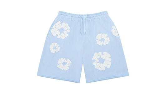 Denim Tears The Cotton Wreath Sweatshorts Powder Blue