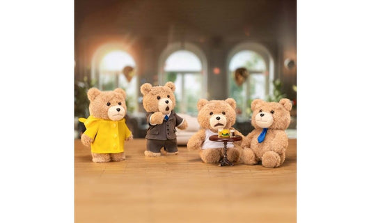 Pop Mart Ted2 Teddy Bear Action Plush Pendant Blind Box