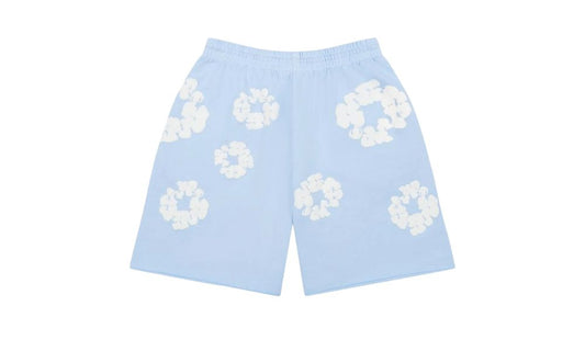 Denim Tears The Cotton Wreath Sweatshorts Powder Blue
