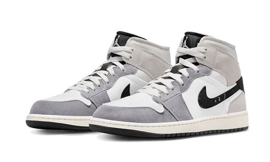 Jordan 1 Mid SE Craft White Cement Grey Black