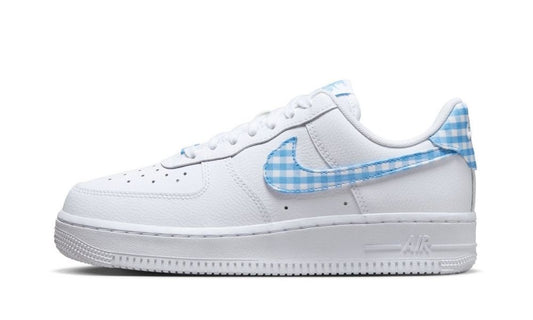 Nike Air Force 1 Low '07 Essential White University Blue Gingham