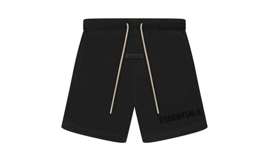 Fear of God Essentials Cream Drawstring Sweatshort Jet Black