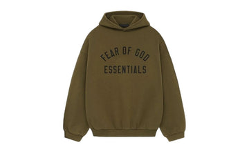 Fear of God Essentials Fleece Hoodie Olive