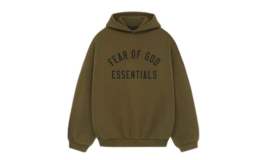 Fear of God Essentials Fleece Hoodie Olive