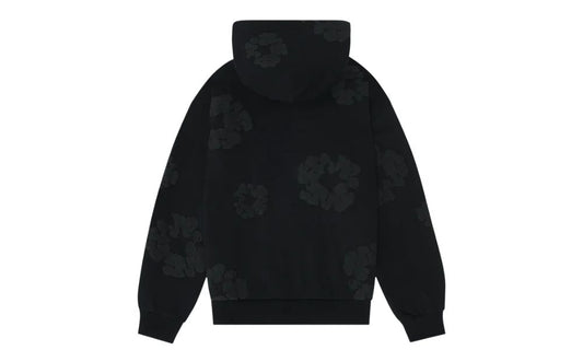 Denim Tears Cotton Wreath Hoodie Black Monochrome