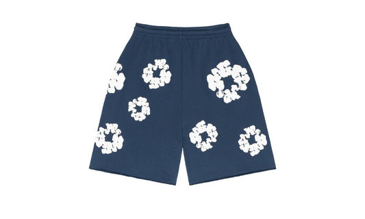 Denim Tears The Cotton Wreath Shorts Navy