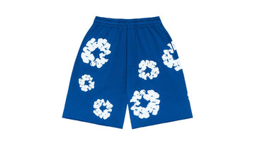 Denim Tears The Cotton Wreath Shorts Royal Blue