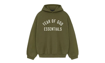 Fear of God Essentials Fleece Hoodie Military