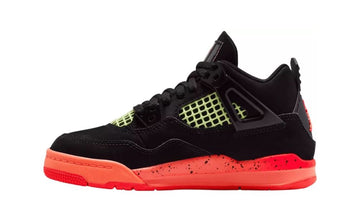 Jordan 4 Retro Black Infrared Barely Volt (GS)
