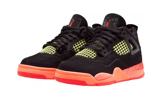 Jordan 4 Retro Black Infrared Barely Volt (GS)