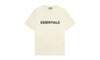 Fear of God Essentials Boxy T-Shirt Applique Logo Butter Cream