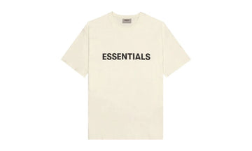 Fear of God Essentials Boxy T-Shirt Applique Logo Butter Cream