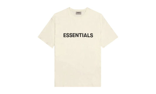 Fear of God Essentials Boxy T-Shirt Applique Logo Butter Cream