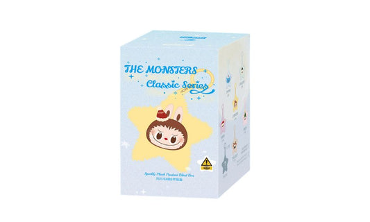 Labubu Pop Mart The Monsters Classic Series Sparkly Plush Pendant Single Blind Box
