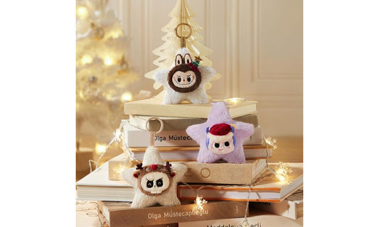 Labubu Pop Mart The Monsters Classic Series Sparkly Plush Pendant Single Blind Box