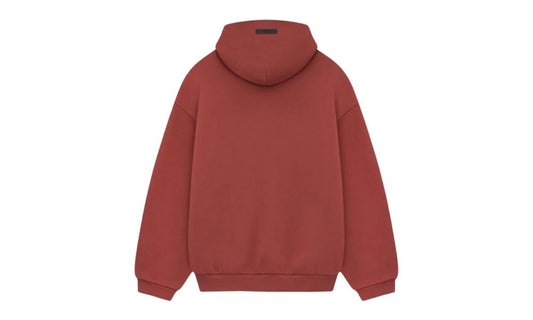 Fear of God Essentials Fleece Hoodie Crimson