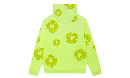 Denim Tears Mono Cotton Wreath Hoodie Neon Green
