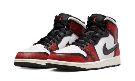 Jordan 1 Mid Wear-Away Chicago