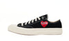 Converse Chuck Taylor All Star 70 Ox Comme des Garcons PLAY Single Heart Black