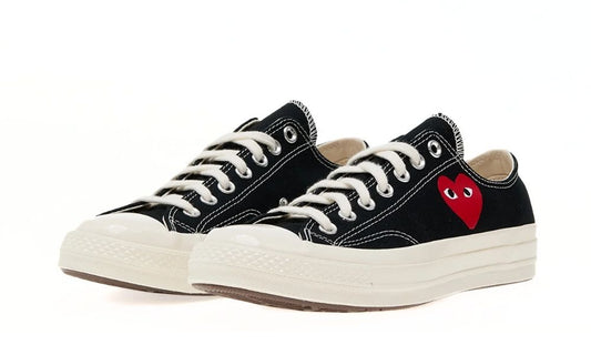 Converse Chuck Taylor All Star 70 Ox Comme des Garcons PLAY Single Heart Black