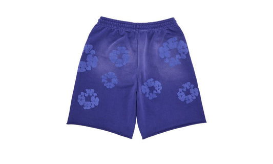 Denim Tears Mono Cotton Wreath Sweat Shorts Washed Blue
