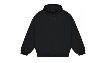Fear of God Essentials Chest Logo Hoodie Jet Black