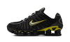 Nike Shox TL Black Dynamic Yellow Metallic Silver