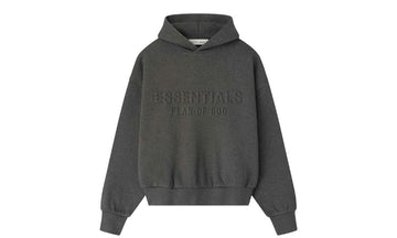 Fear of God Essentials Embossed Classic Hoodie Charcoal Heather