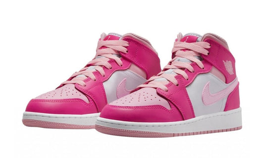 Jordan 1 Mid Fierce Pink (GS)