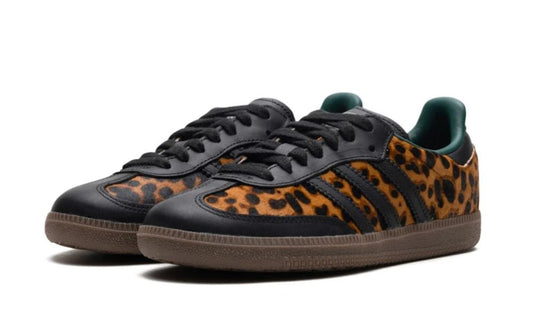 adidas Samba OG Black Green Leopard (W)