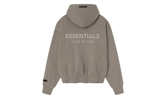 Fear of God Essentials Classic Fleece Zip-Up Hoodie Homestead Heather
