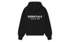 Fear of God Essentials Classic Full Zip-Up Hoodie Jet Black